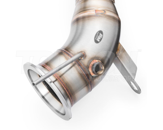 Downpipe RM Motors 931102+931103 bez katalizatora z łącznikiem wydechu Toyota GR Yaris (Gen 1) (GXPA16) 1.6 G16E-GTS