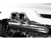 Milltek Sport SSXFD092 non resonated cat back exhaust Ford Focus ST Mk3 2.0 EcoBoost (polished tips)