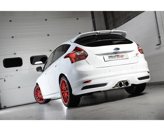 Układ wydechowy cat back Milltek Sport SSXFD111 wersja nierezonowana Ford Focus ST Mk3 2.0 EcoBoost (ceramiczne końcówki)