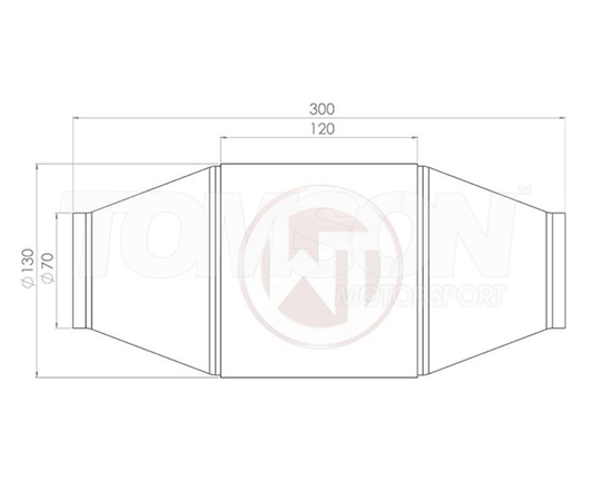 Katalizator sportowy Wagner Tuning 009001015 300 CPSI z Euro 6
