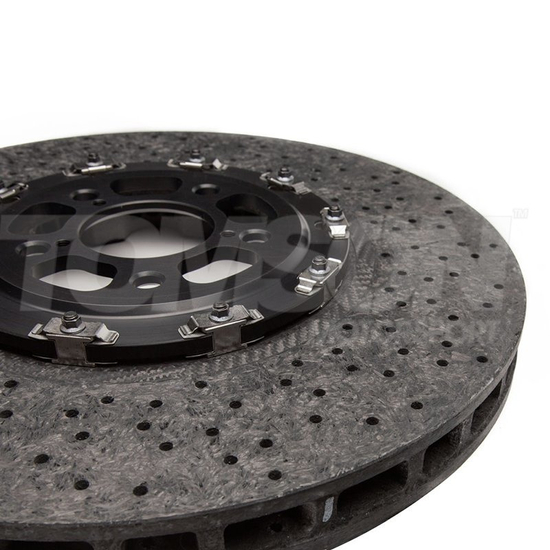 Zestaw ceramicznych tarcz hamulcowych Brembo z klockami i adapterami Nissan GT-R R35