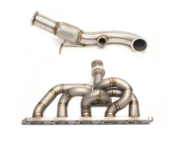Airtec Motorsport ATMSFO115-KIT big turbo tubular exhaust manifold and downpipe Ford Focus ST Mk2, Focus RS Mk2, Volvo C30 T5