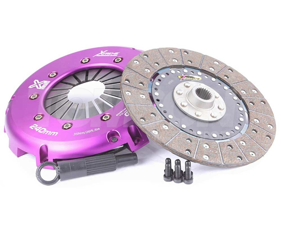 Xtreme KTY24047-1G Stage 1 Heavy Duty Organic Rigid clutch kit Toyota GR Yaris (Gen 1, Gen 2) (GXPA16), GR Corolla (GZEA14) 1.6 G16E-GTS (suits to OEM dualmass flywheel)