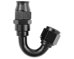 Złączka do przewodu teflonowego Fragola 681506-BL Real Street P.T.F.E. 150° AN-6 (czarna)