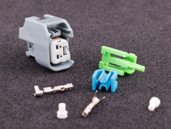 MaxxECU 1934 Connector 2-way socket housing (LS9 injector)