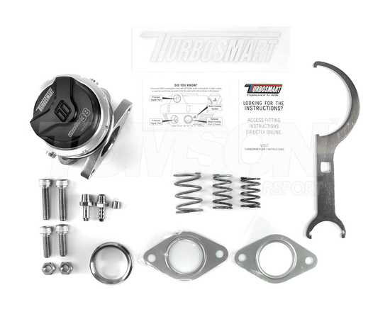 Turbosmart TS-0551-1011 Ultra-Gate 38 mm GenV WG38 external wastegate 14 psi (blue)