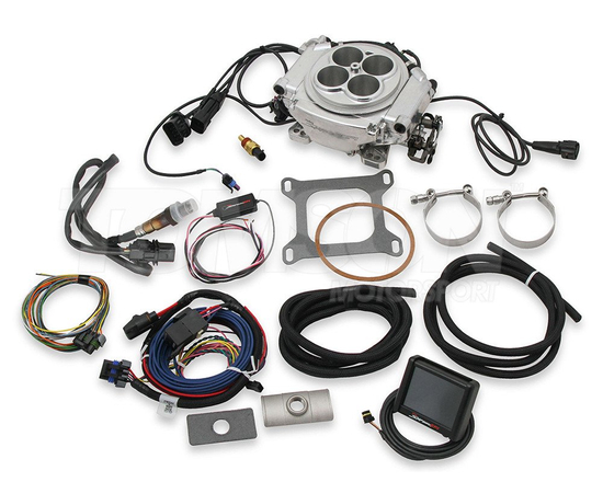 Holley 550-510 Sniper EFI universal self tuning fuel injection kit without fuel pump (silver)