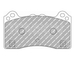 Ferodo FCP4830H DS2500 brake pads Ford Focus RS Mk3 2.3 EcoBoost (front)