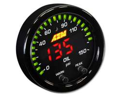 AEM 30-0307 X-Series 150 PSI / 10 BAR oil pressure gauge