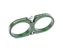 Radium Engineering 20-0122 billet aluminum clamp (bracket) for fuel filter or fuel pump dia. 60mm (dual)