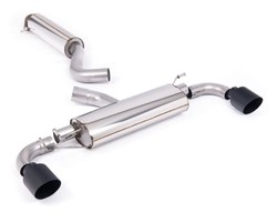 Układ wydechowy cat back Milltek Sport SSXTY201 wersja rezonowana Toyota GR Yaris (Gen 2) (GXPA16) 1.6 G16E-GTS (ceramiczne końcówki)