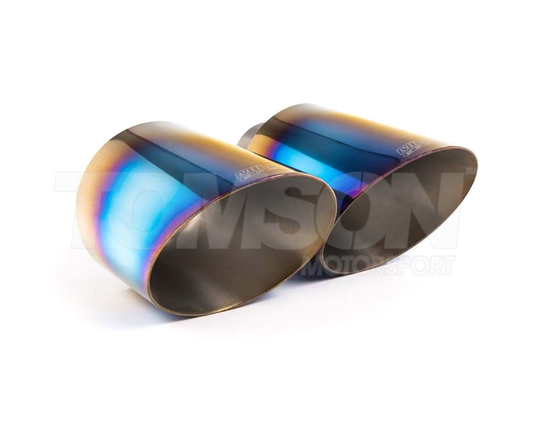 Milltek Sport SSXTY203 resonated cat back exhaust Toyota GR Yaris (Gen 2) (GXPA16) 1.6 G16E-GTS (burned titanium tips)