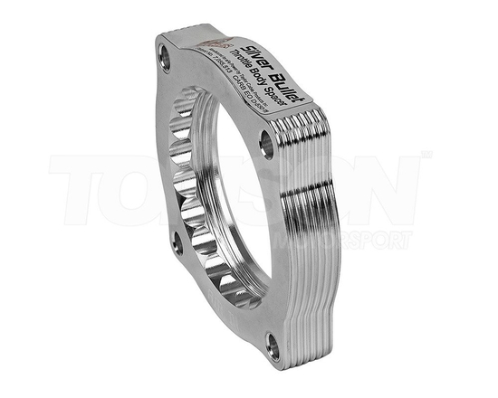 aFe Power 46-31002 Silver Bullet throttle body spacer BMW Series 135i (E82, E88), Series 335i (E90, E91, E92, E93), Series 535i (E60) 3.0 N54