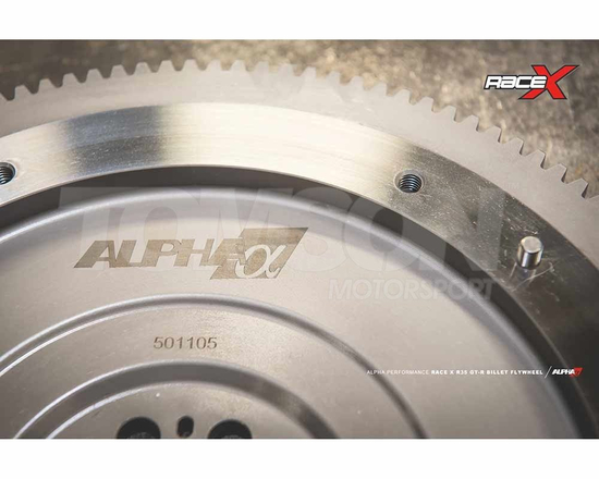 Alpha Performance ALP.07.03.0011-1 Race X one piece billet flywheel Nissan GT-R R35 VR38DETT