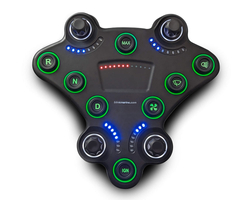 MaxxECU 2004 CAN keypad (12 keys) multi color LED