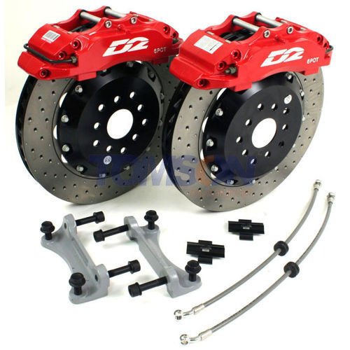 D2 Racing Street big brake kit 356 mm 6-pot BMW E46 M3 Euro (front)