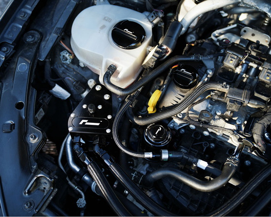 Separator oleju (oil catch can) Racingline VWR130010 Audi A3 / S3 (8Y, 8Y.2), TT / TTS (8S), SQ2, Cupra Leon 4 / 4.5(FW), Ateca, Formentor, Skoda Octavia 4 / 4.5 vRS (NX), Superb (3V), Kodiaq vRS, VW Golf 8 /8.5 GTI / R, Arteon, T-Roc, Tiguan R 2.0 TSI