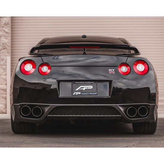Agency Power AP-GTR-606 carbon fiber exhaust surround Nissan GT-R R35