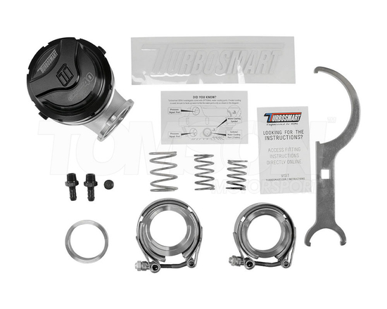 Turbosmart TS-0552-1015 Comp-Gate 40 mm GenV WG40 Sleeper version external wastegate 14 psi (black)