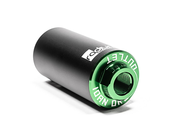 Radium Engineering 20-0220-03 high flow fuel filter 10 microns (AN-10/ORB-10)