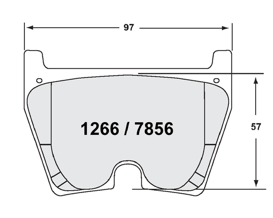 Klocki hamulcowe Performance Friction 7856.08.16.44 mieszanka 08 Audi RS4 (B7), RS6 (C5) (przód)