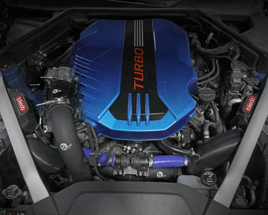 Orurowanie intercoolera AFE Power 46-20509-B BladeRunner 3" (Aluminum Cold Charge Pipe) strona zimna Kia Stinger GT 3.3 V6 (Lambda II RS T-GDi, G6DP) (czarne)