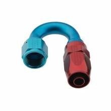 Fragola 231806 Series 2000 Pro Flow hose end fitting 180° AN-6 (blue/red)