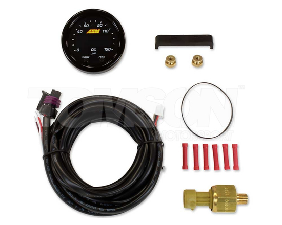 AEM 30-0307 X-Series 150 PSI / 10 BAR oil pressure gauge
