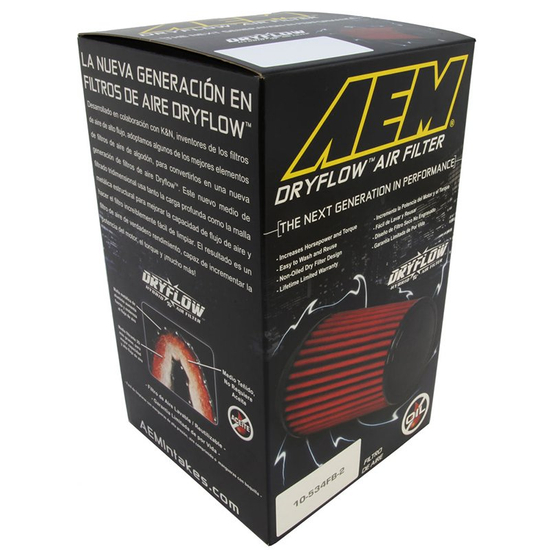 AEM dry flow cone air filter 21-2038DK