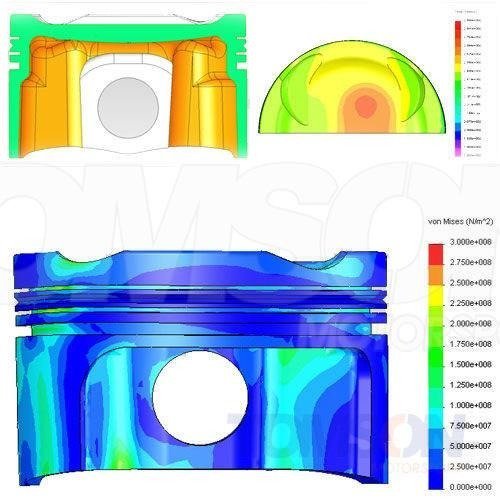 JE Pistons 361254 Assymetrical FSR forged pistons Honda Civic Type R (EP3, FD2, FN2), Integra Type R (DC5) 2.0 16v DOHC K20A, K20A2, K20A3 86.25 mm CR 11.6:1