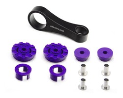 Airtec Motorsport ATMSHON5 alloy gearbox torque mount Honda Civic Type R 2.0 Turbo (FL5) K20C1 (purple bush)