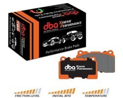 DBA DB2400XP Xtreme Performance (XP) brake pads Nissan 370Z with Brembo caliper (front)