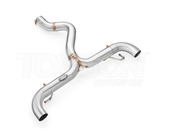 RM Motors cat back exhaust Rally version (non resonated rear section, resonated center section) Toyota GR Yaris (Gen 1) (GXPA16) 1.6 G16E-GTS