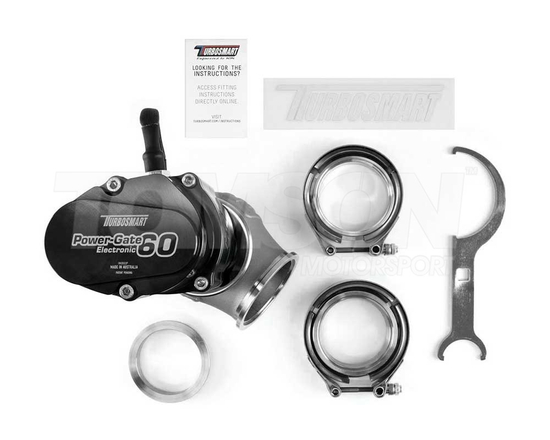 Turbosmart TS-0555-1502 eWG60 Gen V Electronic CompGate60 electronic external wastegate (black)