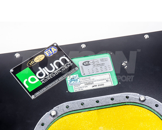 Bezpieczny bak paliwa z obudową aluminiową Radium Engineering 20-0606 R06A RA-series 6 galonów (22.70 litrów) (z homologacją FIA i SFI)