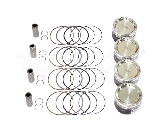 Manley 608020C-4 forged pistons Mitsubishi Lancer Evo IV, V, VI, VII, VIII, IX 4G63 (stroker 100 mm) 87.00 mm CR 8.5:1 (DSM) / 9.0:1 (EVO) , 4G64 with 4G63 head (standard stroke 100 mm, 2.4L) 87.00 mm CR 8.6:1 (DSM) / 9.1:1 (EVO)