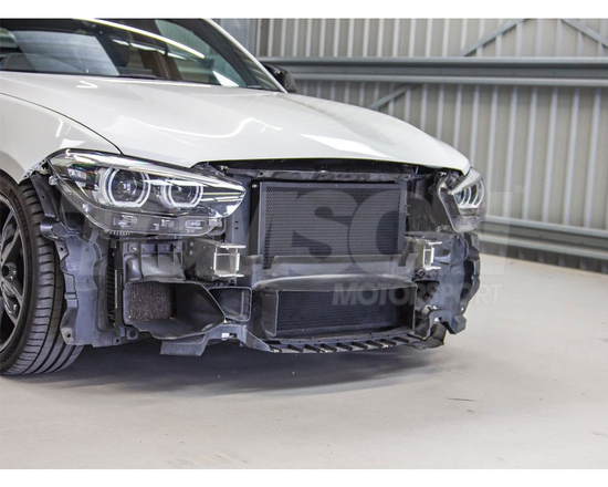 Chłodnica intercoolera (chargecoolera) Airtec Motorsport ATRADBMW2 BMW 120i / 125i / M140i (F20,F21 LCI), 220i / 230i / M240i (F22, F23 LCI), 320i / 330i / 340i (F30, F31, F34, F35 LCI), 420i / 430i / 440i (F32, F33, F36 LCI) 2.0 (B48) / 3.0 (B58)