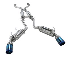 HKS 32009-BN004 Full Dual Muffler cat back exhaust Nissan 370Z VQ37VHR