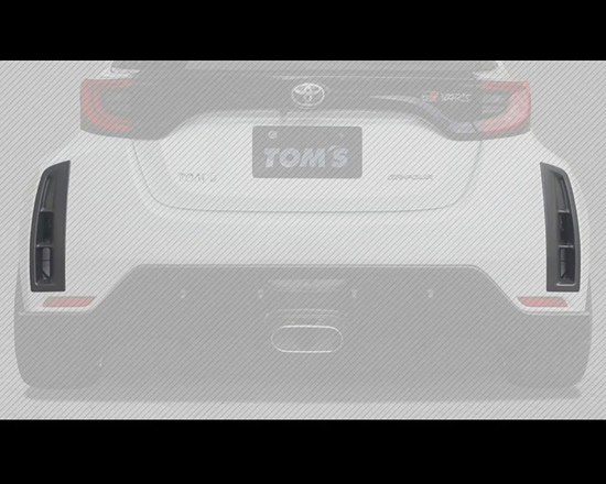 Wloty powietrza tylnego zderzaka TOM's Racing 52158-TPA16-F Toyota GR Yaris (Gen 1, Gen 2) (GXPA16) 1.6 G16E-GTS