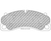 Klocki hamulcowe Ferodo FCP4664H DS2500 Porsche 911 (991) Turbo/Turbo S, GT3 3.8, 911 (991.2) GT3/GT3 RS 4.0, Cayman (981) GT4 3.8 (przód)