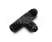 Vibrant Performance 10470 tee adapter AN-3 (male) / AN-3 (male) / 1/8" NPT (on run) aluminium (black)