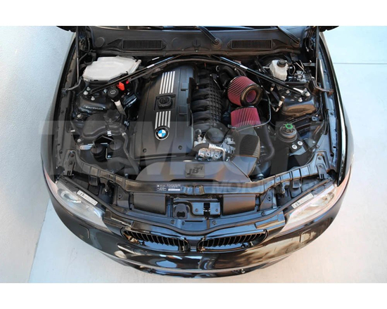 Układ dolotowy Burger Motorsport BMS Dual Cone (DCI) BMW Seria 135i/1M (E82, E88), Seria 335i/xi (E90, E91, E92, E93), Seria 535i/xi (E60, E61), Z4 (E89) N54 (czerwone filtry)