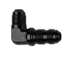 Złączka Fragola 483308-BL 90° do ścian grodziowych AN-8 (czarna)