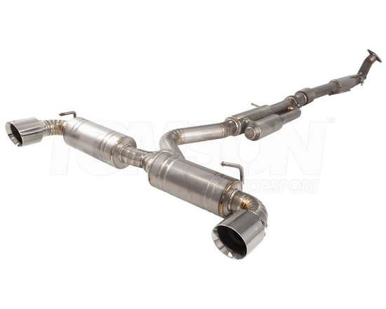 XFORCE ETTY21CS titanium cat back exhaust Toyota GR Yaris (Gen 1) (GXPA16) 1.6 G16E-GTS (polished tips)