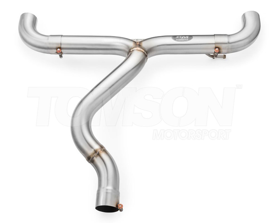 RM Motors cat back exhaust Rally version (non resonated rear section, resonated center section) Toyota GR Yaris (Gen 1) (GXPA16) 1.6 G16E-GTS