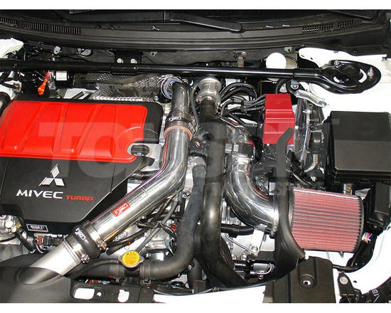 Injen SP1899P short ram air intake system with upper intercooler piping Mitsubishi Lancer Evo X 4B11T