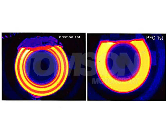 Pływająca tarcza hamulcowa Performance Friction 376.049.63 Direct Drive V3 Nissan GT-R R35 2008-2011 376 mm (przednia prawa)