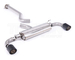 Milltek Sport SSXTY209 nonresonated cat back exhaust Toyota GR Yaris (Gen 2) (GXPA16) 1.6 G16E-GTS (carbon tips)
