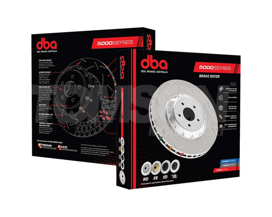 Tarcza hamulcowa DBA DBA53922BLKXD 5000 T3 Slot 2-częściowa Toyota GR Yaris (Gen 1, Gen 2) (GXPA16), GR Corolla (GZEA14) 1.6 G16E-GTS 356 mm (przód)