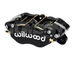 Wilwood 120-9704 Dynapro Lug Mount 4-pot brake caliper 0.52"/13.06" (black)